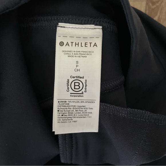 Athleta Navy Blue Delancey Skyline Tight Pant Size Small P - Picture 9 of 11